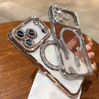 Diamond Magnetic Case for iPhone Series – Luxury Sparkle, Strong MagSafe, Full Protection