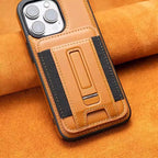 Leather Magnetic Card Holder Phone Case