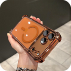 iPhone 17 Corner Airbags Magnetic Shockproof Ice-Clear Case