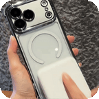 iPhone 17 Corner Airbags Magnetic Shockproof Ice-Clear Case