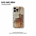 Rusty Track Glossy Pattern iPhone Case with Full Button Coverage | Stylish and Creative