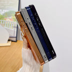 Electroplating Laser Square Mobile Phone Case Suitable for iPhone Series