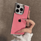 Electroplating Glitter Square Phone Case Suitable for iPhone Series