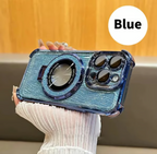 For iPhone Four Corners Airbag Drop Protection Magnetic Stand Case