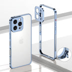 Summer Cooling Independent Frame Lens Cover Phone Case For iPhone