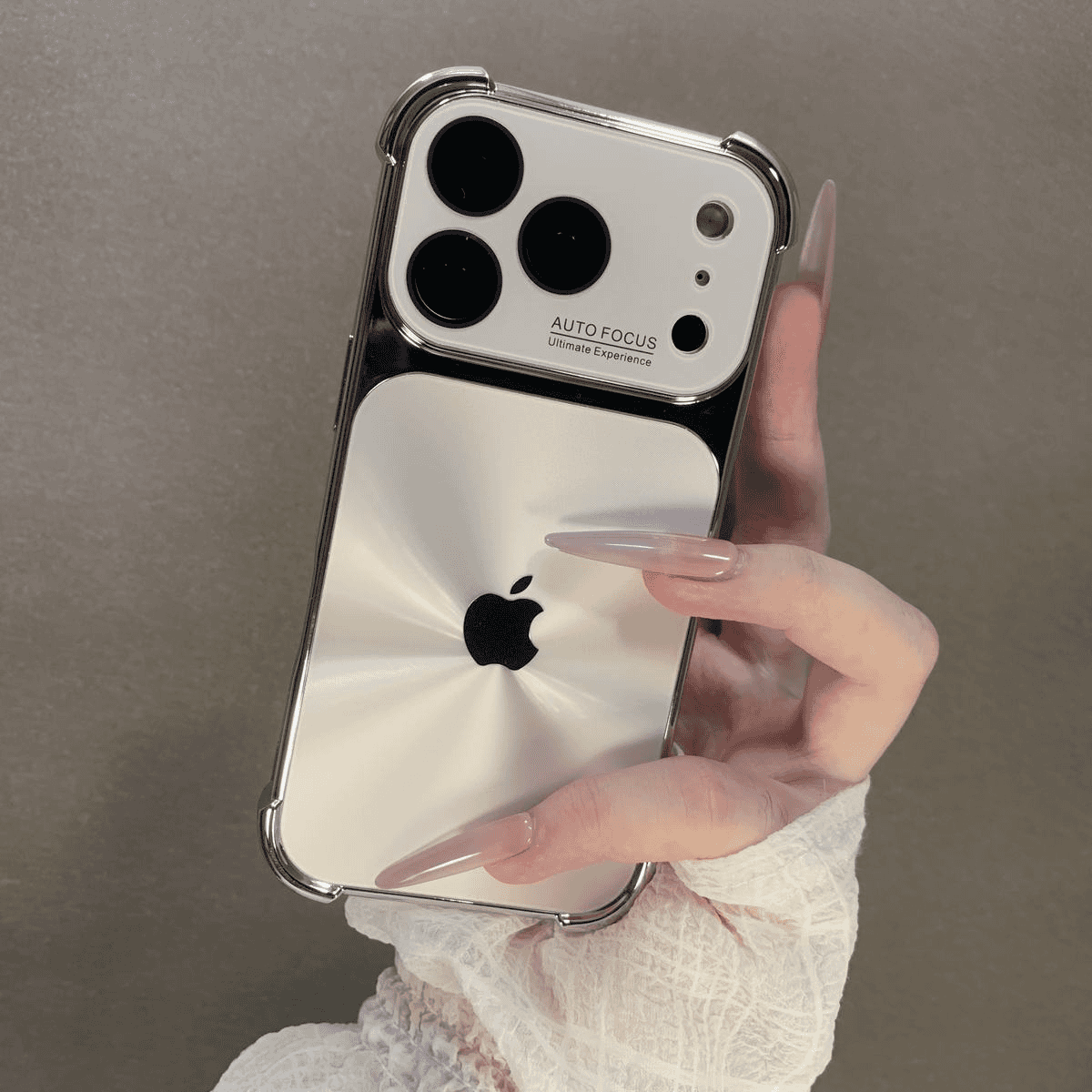 Full-size Shockproof Phone Case with AI button and CD Pattern for iPhone Series