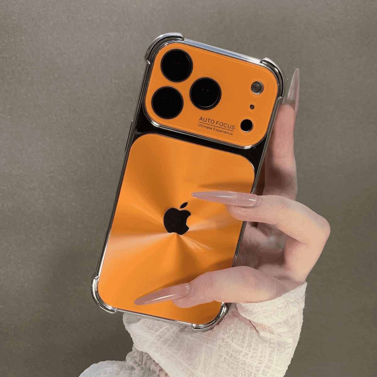 Full-size Shockproof Phone Case with AI button and CD Pattern for iPhone Series